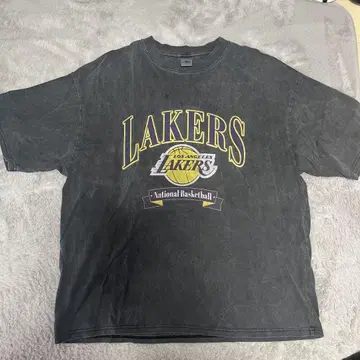 LAKERS 블랙 티셔츠 NBA