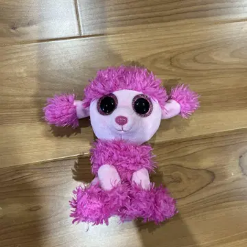 핑크 푸들 봉제 인형