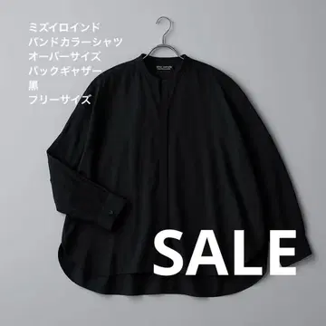 mizuiro ind 블랙 긴팔 셔츠