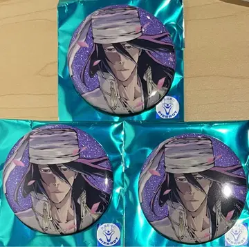 BLEACH WORLD 글리터 캔뱃지 후목 시라야