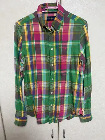 Ralph Lauren 체크 무늬 셔츠 사이즈 2