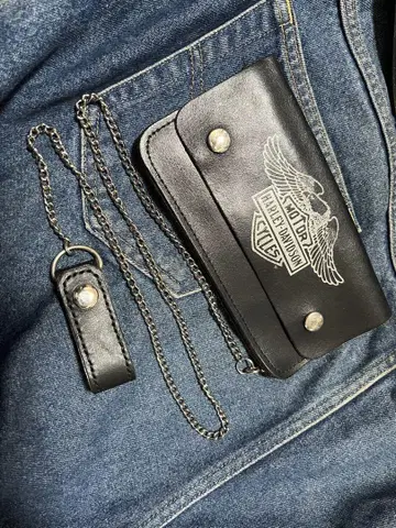 빈티지 Harley Davidson 장지갑