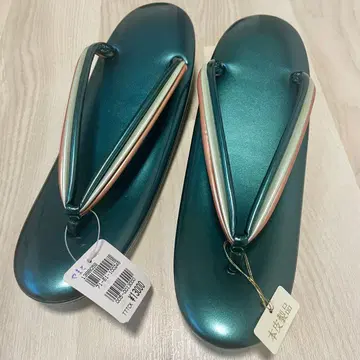 메탈릭 그린 조리 새상품 24cm