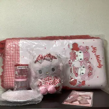 마이 스위트 피아노 마이멜로디 복권 산리오 좌식 의자 봉제 인형 세트