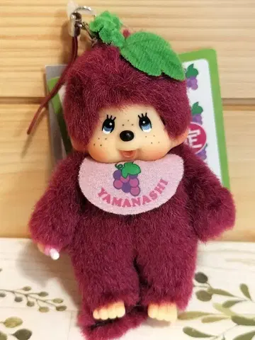 세키구치 지역 특산품 몬치치 마스코트 봉제 인형 야마나시 한정판 포도