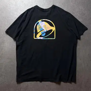 공식 Taco Bell 기업 로고 패스트푸드 벨 로고 스트릿 블랙 L