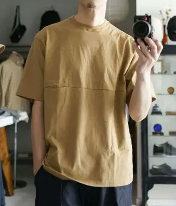 새상품 EEL products EEL Yururi T 1/2 브라운