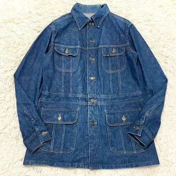 레어 XL 상당 LEE 70's 빈티지 데님 카 코트 커버올 대전