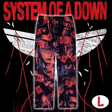 System Of A Down Faces Pajama 파자마 팬츠 L