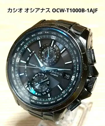 카시오 오시아누스 OCW-T1000B-1AJF 남성용 손목시계