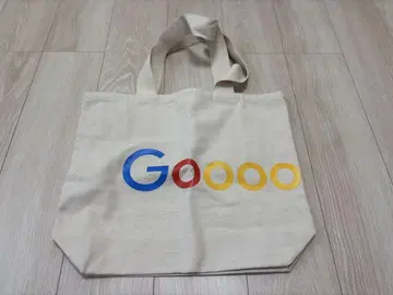 새상품 Google 구글 토트백 캔버스 본사 구매품 대형 서브백