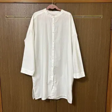 화이트 셔츠 원피스 긴팔