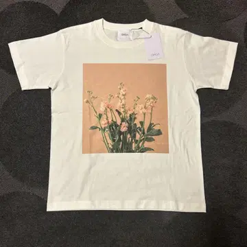 OHGA 오가 Flower 플라워 프린트 티셔츠