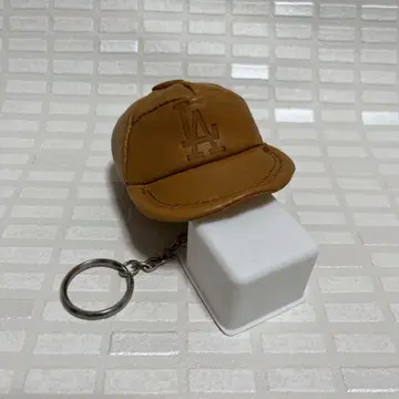 다저스 캡 타입 키링 백참 코인 케이스 가죽 타입