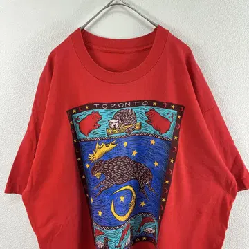 90s toronto 티셔츠 빈티지 싱글 스티치