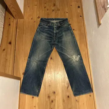 90년대 초레어 버튼식! 에비수 데님 W30 L35 사이즈 L