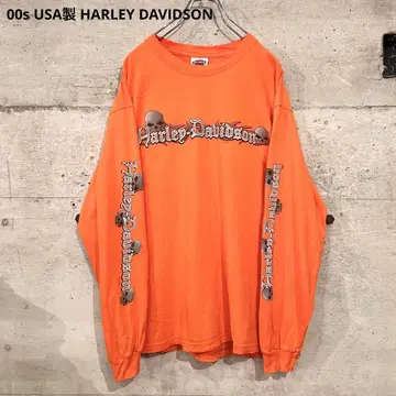 00s USA제 HARLEY DAVIDSON 할리 롱 T 티셔츠