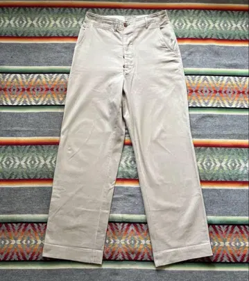 40s 50s US ARMY M-45 카키 치노 팬츠 우레탄 버튼