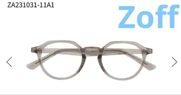Zoff CLASSIC ZA231031-11A1 그레이 새상품급