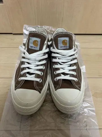 칼하트 CT70 브라운 로우 컷 스니커즈