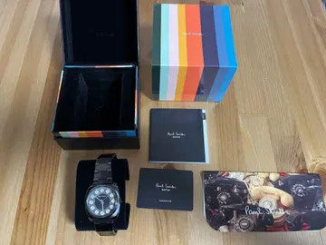 폴스미스 손목시계 남성용 다이얼 블랙 2018 도서 한정판 모델