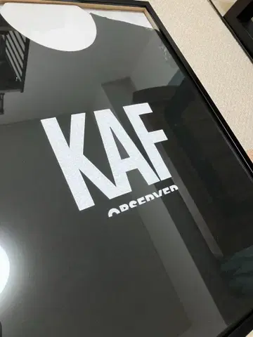 꽃의 악보 KAF 티셔츠 M 사이즈 니코니코 초회의 액자 포함