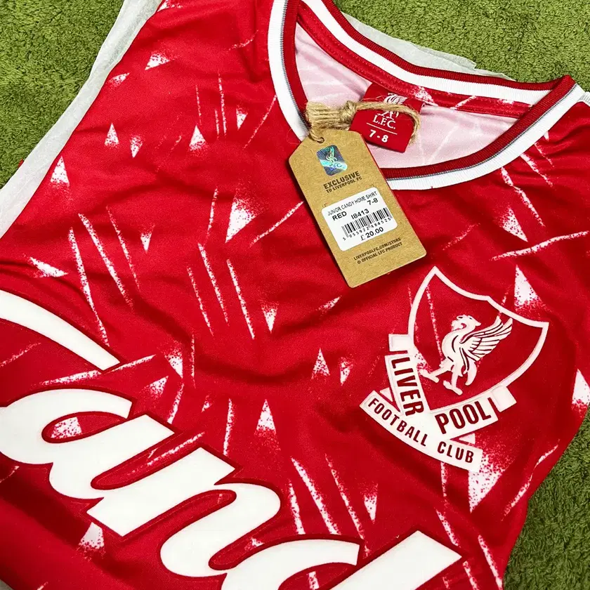 1990 Liverpool Candy Official Reissue Home Jersey, Women's, Boys