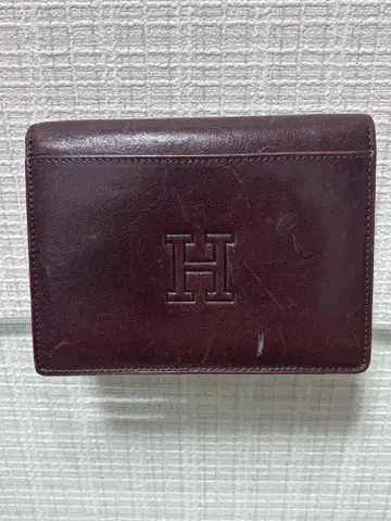 HIROFU 히로후 두겹 지갑 이탈리아 가죽 보르도 가죽 지갑