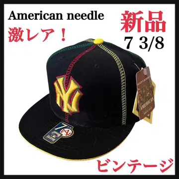 초레어! 양키스 American Needle 1918 캡 블랙