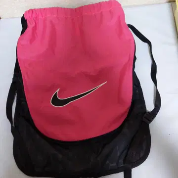 Nike 드로우 스트링 백 핑크/블랙