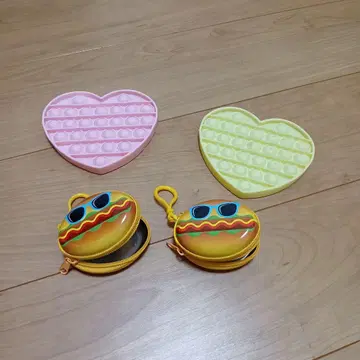 완구 KALDI 칼디 푸시 팝 포치포치 키링 소품함