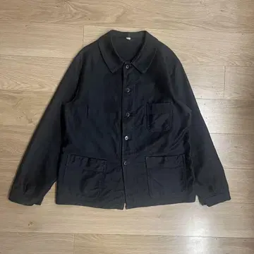 50년대 프렌치 워크 블랙 몰스킨 커버올