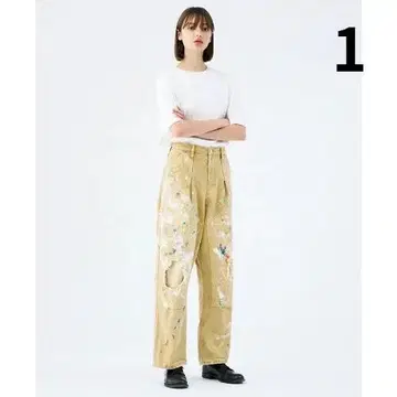 HERILL 25SS 스플래시 페인터 팬츠 1 헤릴