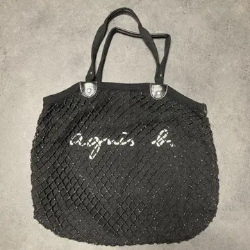 애니에스 베 agnes b 메쉬 망 토트백