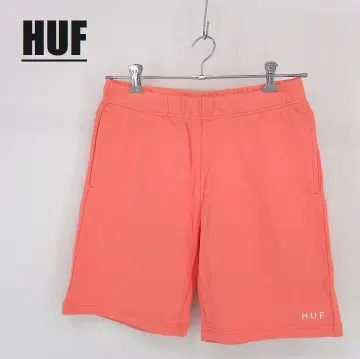 HUF 하프 맨투맨 하프 팬츠 파일 안감 M 오렌지