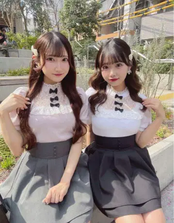 미사용 새상품 evelyn 레이스 스퀘어 탑 (핑크)