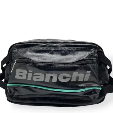 컨디션 최상 비앙키 Bianchi 바디백 숄더백 블랙