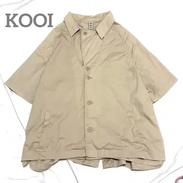 KOOI 코이 베스트가 포함된 셔츠 사이즈 2 베이지