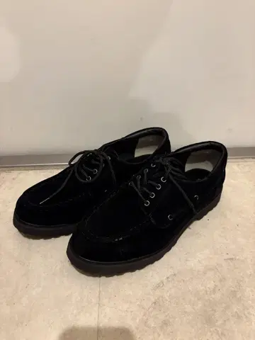 RAGEBLUE 블랙 볼륨 밑창 데크 슈즈
