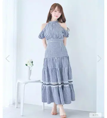 gingham SET UP rosemuse 원피스