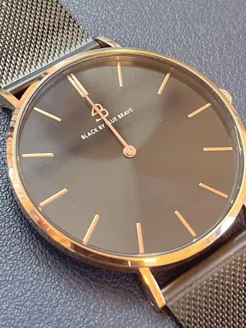 4bwatches BLACK BY BLUE BRAVE 남성용 손목시계