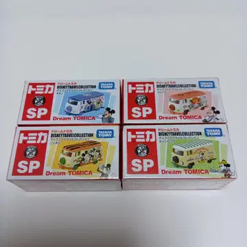 Dream TOMICA 디즈니 트래블 컬렉션 4개 세트
