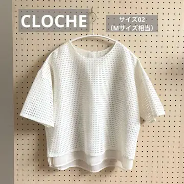 사이즈 02 (M 상당) [CLOCHE] 펀칭 상의