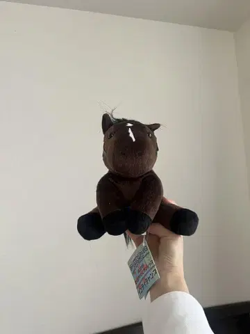 경주마 디자인 봉제 인형 인디 챔프