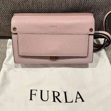 새상품급 FURLA 훌라 숄더백 숄더 지갑 핑크