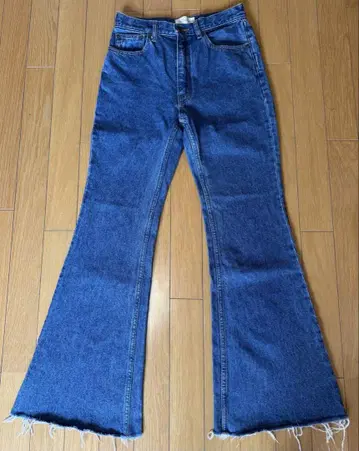 SeaRoomlynn 부츠 컷 데님 플레어 데님 인디고 블루