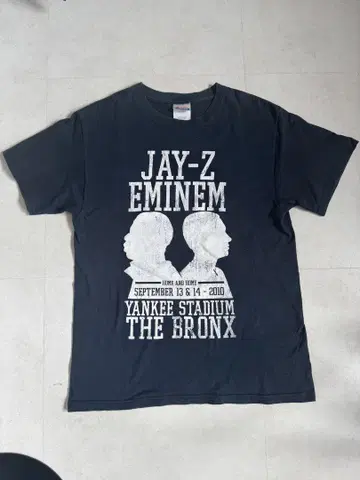 Jay-Z & Eminem 콘서트 티셔츠 랩 티셔츠 에미넴