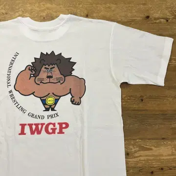 90년대 신일본 프로레슬링 IWGP 당시 상품 티셔츠 오리지널