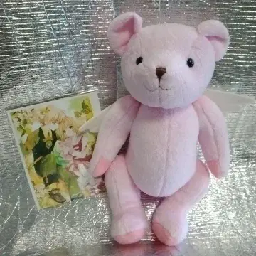 카드캡터 사쿠라 애니 복권 B상 곰 봉제 인형 벚꽃