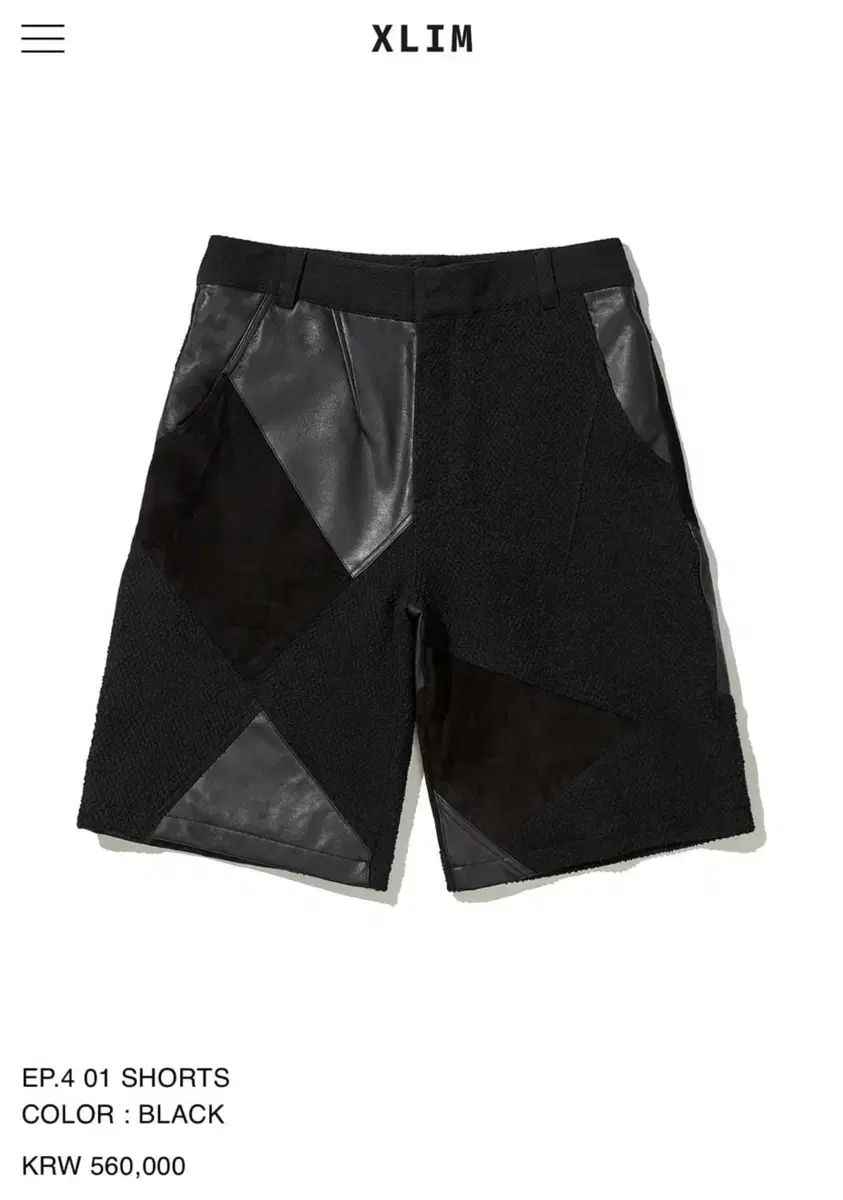 Xlim xlim EP.4 01 Leather Shorts Vahn Shorts